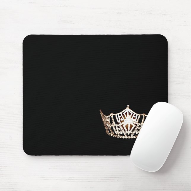 Miss América Crown Mouse Pad (Com mouse)