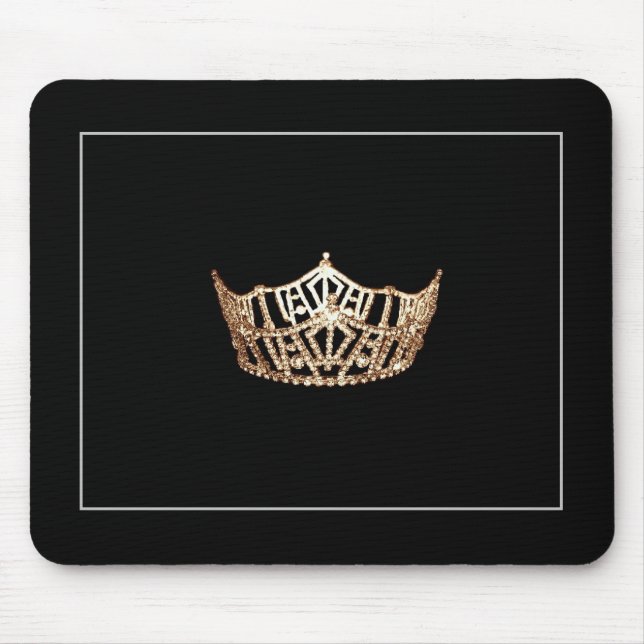 Miss América Crown Mouse Pad (Frente)