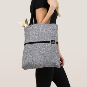 Miss América EUA Pageant Tiara Glitter Tote Bag