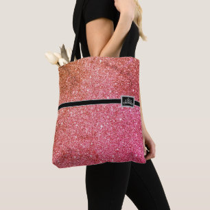 Miss América EUA Pageant Tiara Glitter Tote Bag