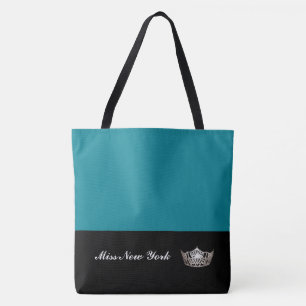 Miss América Silver Crown Tote Bag-Large Pacífico