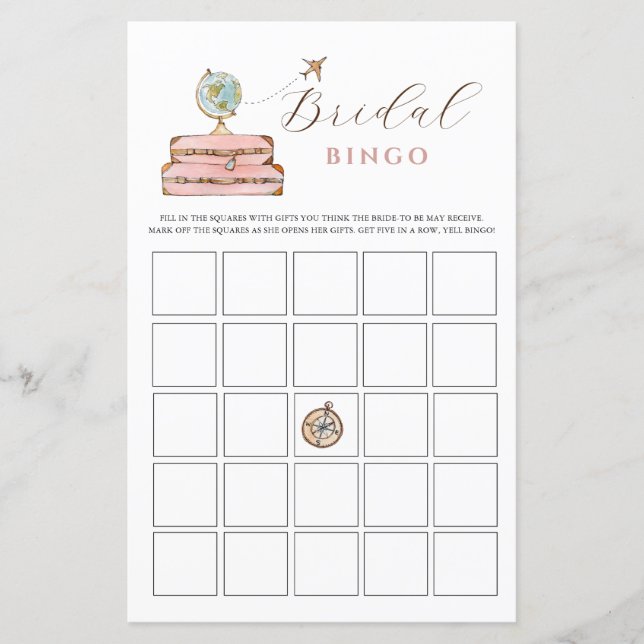 Miss ao Jogo de Bingo da Sra. Chá de panela (Frente)