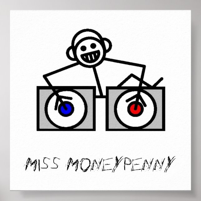 Miss MoneyPenny poster (Frente)