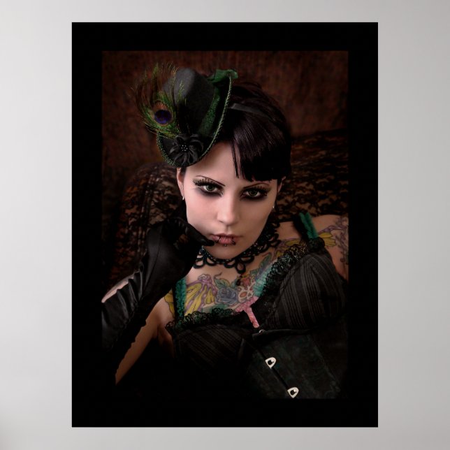 Miss Peacock - Impressão (Borda Simples) (Frente)