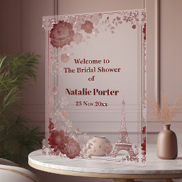 Miss to Mrs Paris Bridal Shower Eiffel Tower Chic