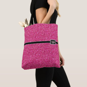 Miss USA Crown Pageant Faux Glitter Tote Bag