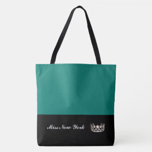 Miss USA Silver Crown Tote Bag-Large Bahama