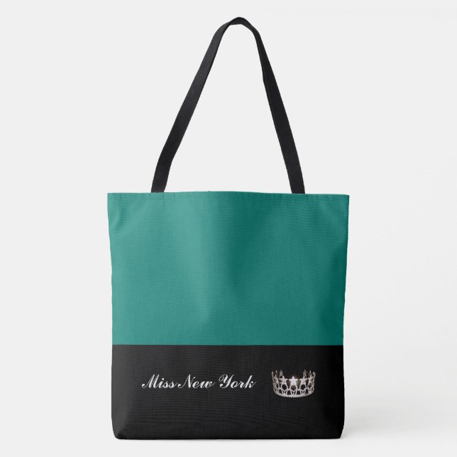 Miss USA Silver Crown Tote Bag-Large Bahama (Frente)