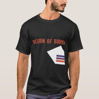 Missão de camiseta essencial da Birmânia