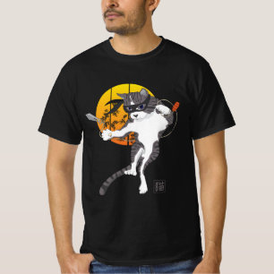 Missão de lua de cheio: Cat Ninja T-Shirt