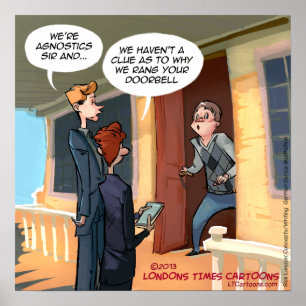 Missionários Agnósticos Poster Funny