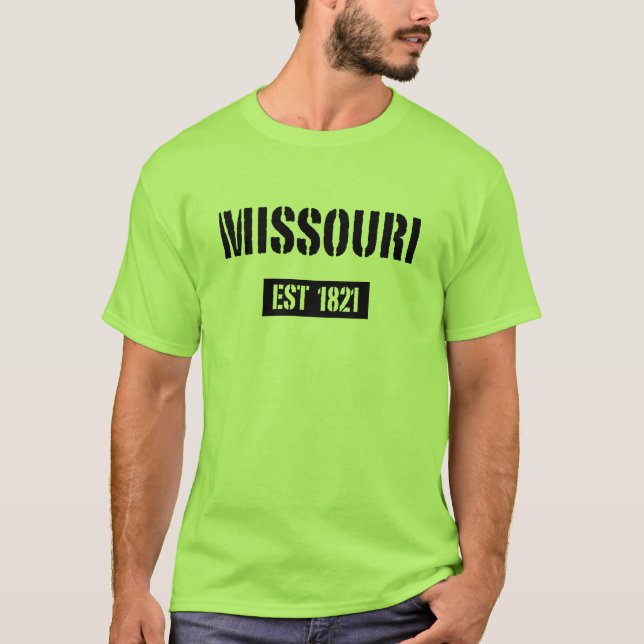 Missouri EST 1821 T-Shirt (Frente)