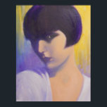 MISTÉRIO ART DECO LADY POSTER<br><div class="desc">Pintura acrílica original de uma misteriosa e bela dama de decoração de arte... ... .um retrato encantador que se ajustado com a decoração contemporânea e pareceria perfeito em uma sala de pó, quarto ou qualquer lugar que você escolha para colocá-la. Também um presente de excelente para aqueles que amam as...</div>