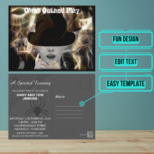 Misterioso Halloween - Convite Elegante