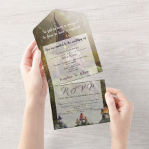 Mística - Tudo em um Convite de casamento