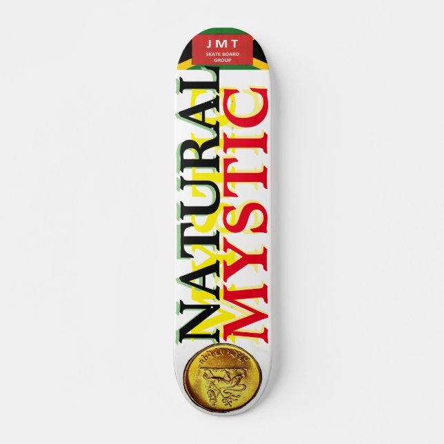 MÍSTICO NATURAL   JMT 7 3/4" Prancha de Skate (Frente)