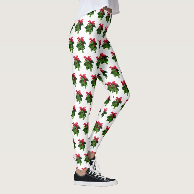 Mistletoe Leggings de Natal (Direita)