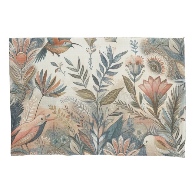 Mistura boêmica de chalé, magenta, roxo em cremes (Frente)