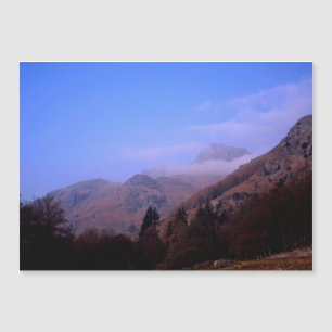 Mistura manhã Langdale Pikes Cumbria Inglaterra