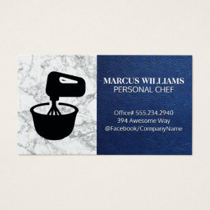 Misturando Bowl  Mármore azul de couro