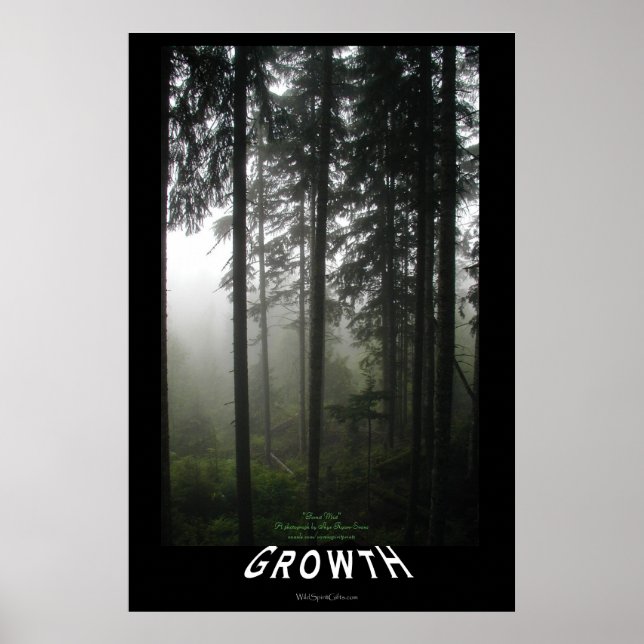 Misture Forest "Growth" - Poster de Fotografia Mot (Frente)