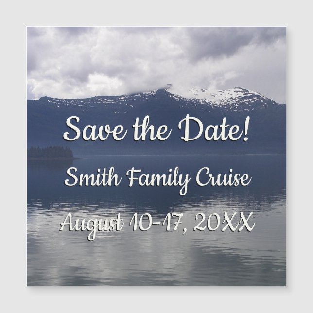 Misty Alaskan Sea in Shades of Blue (Frente)