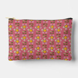 Misty Charm - Bonito Acessórios Florais Rosa Pouch