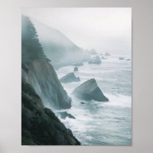 Misty Coastal Escape Impressão