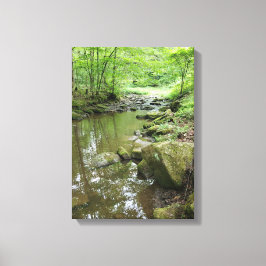 Misty Forest Canvas Wall Art | Serene Nature