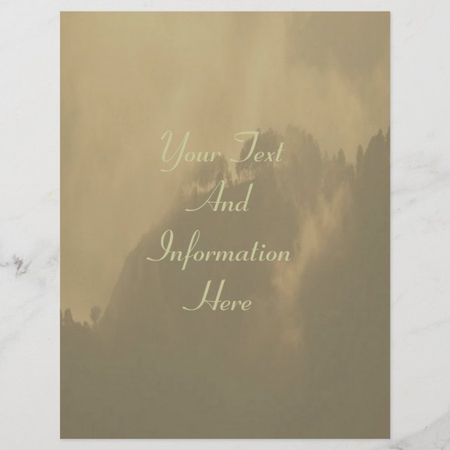 Misty Morning Letterhead (Frente)