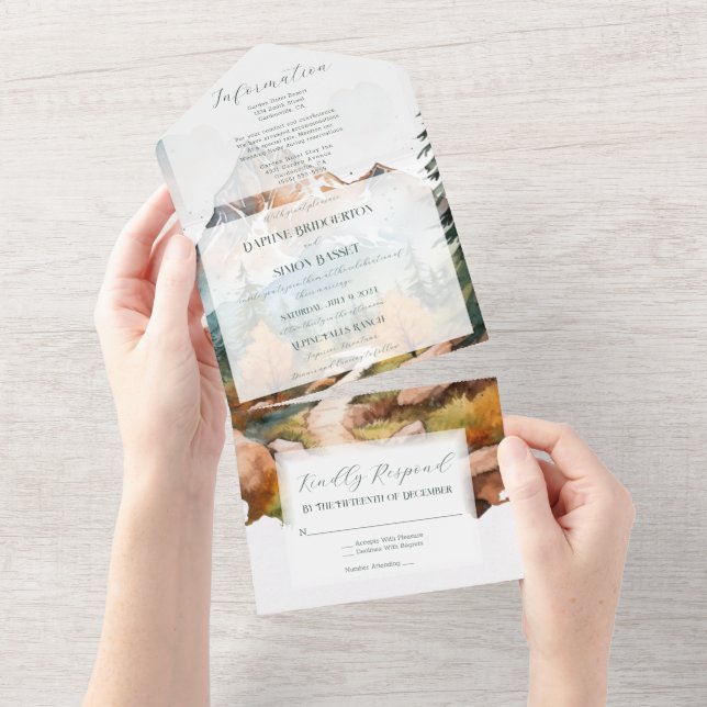 Misty Mountain Wedding (Aba destacável)