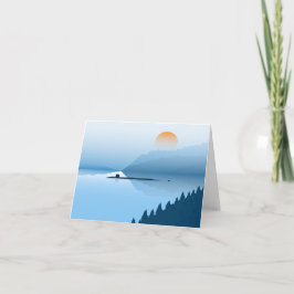 Misty Subsea - Cartão de Nota Dobrado