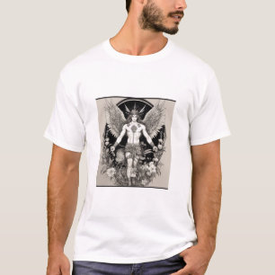 Mitologia do eterno: T-Shirts com contornos preto 