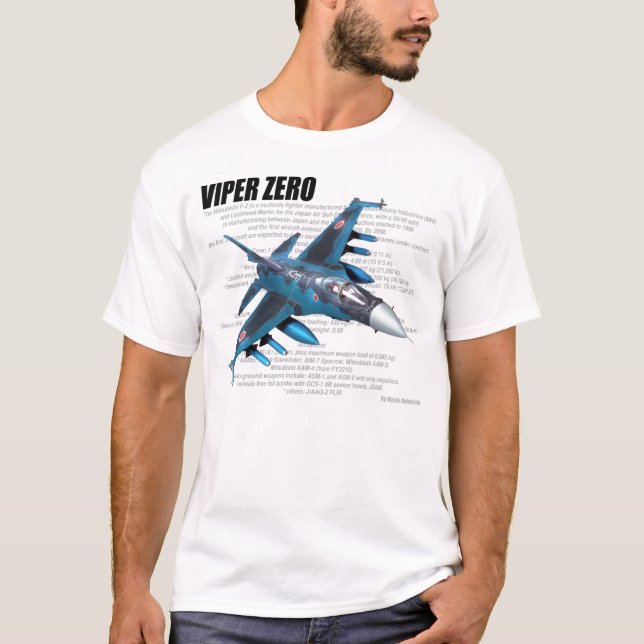 Mitsubishi F-2"VIPER ZERO" T-shirt (Frente)