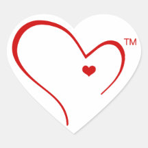 Mittens para o adesivo do logotipo do coração do D