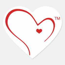 Mittens para o adesivo do logotipo do coração do D