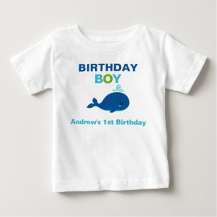 Miúdo do bebê da criança do t-shirt do anivers