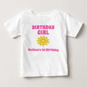 Miúdo do bebê da criança do t-shirt do anivers