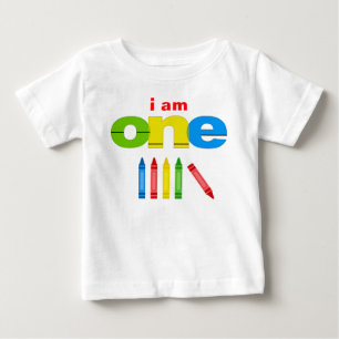 Miúdo do bebê da criança do t-shirt do primeiro