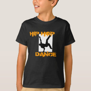 Miúdo; t-shirt da dança de s Hip Hop