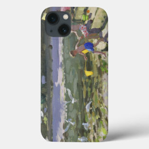 Miúdos e gaivotas Looe 2013