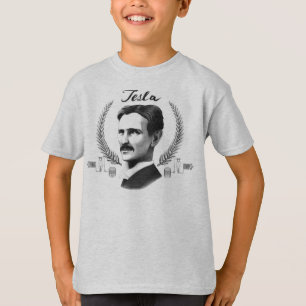 Miúdos para o t-shirt de Tesla
