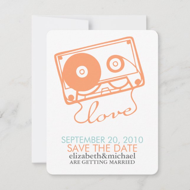 Mix tape de Anúncios de Love Save the Date (Frente)