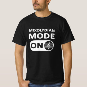 Mixolydian Music Mode On - T-Shirt masculino