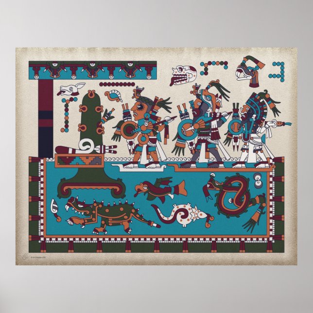 Mixtec Warriors Poster (Frente)