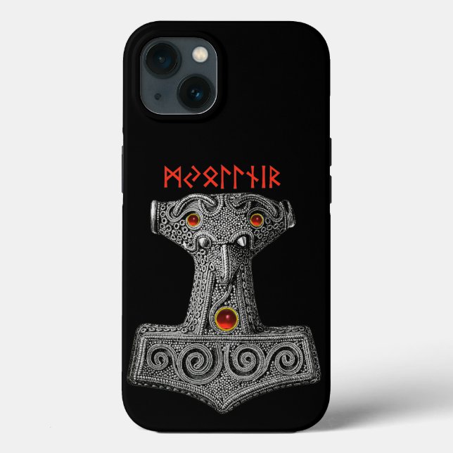 MJOLNIR Hammer do Thor, Viking Mythology Black (Verso)