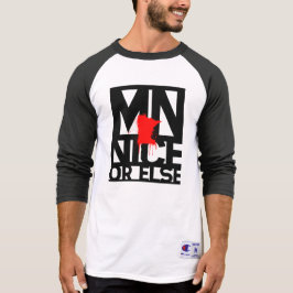 MNice ou Else 3/4 Camisa com manga