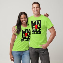 MNice ou Else 3/4 Camisa com manga