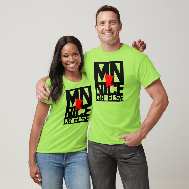 MNice ou Else 3/4 Camisa com manga (Unissex)
