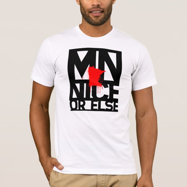 MNice ou então camisa dos homens (Frente)